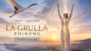 Curso online La Grulla Zhineng Qigong Mayo - Junio 2026, práctica de Qi con grulla y energía elevándose al amanecer